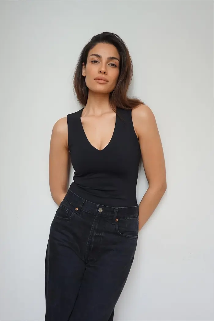 Ines El Gharbi — fashion and editorial model at FACES by TDA, London modelling agency