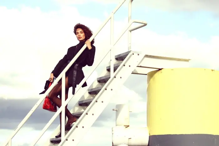 Ines El Gharbi — fashion and editorial model at FACES by TDA, London modelling agency